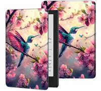 Étui pour Kindle Scribe 10,2" (version 2024/2022) fin et léger en similicuir PU, réglable, multi-angle, Smart Shell avec fonction veille/réveil automatique pour liseuse Kindle Scribe, colibri et