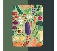 Étui pour Kindle Touch 2014 (pour Kindle 7e génération) Ereader Slim Housse de protection Smart Case pour modèle WP63Gw, 6 pouces adorable et confortable/aubergine végétale, couleur, Kindle 7e