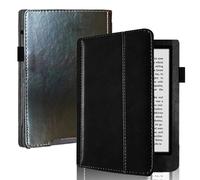 Étui pour Kobo Aura H2O 6,8" Modèle : N250 Étui en cuir PU avec pour liseuse Kobo Aura H2O Smart Slim Folio Cover avec fonction veille/réveil automatique pour Kobo Aura H2O Noir