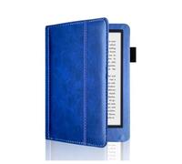 Étui pour Kobo Aura HD 6,8" Modèle : N204B Housse en cuir PU avec pour liseuse Kobo Aura HD Smart Slim Folio Cover avec fonction veille/réveil automatique pour Kobo Aura HD 6,8" (Bleu)