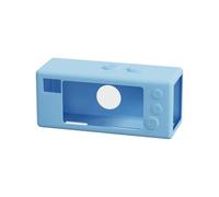 Étui pour Kodak Charmera 1987, étui en Silicone Liquide pour Appareil Photo numérique avec Porte-clés, Coque de Protection Antichoc moulée avec précision à l'échelle 1:1 (Bleu)