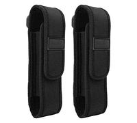 Étui pour lampe de poche - 2 pièces - 165 mm - Molle - Sac de ceinture tactique - Étui de protection pour lampe de poche