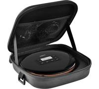 Étui pour lecteur CD portable compatible avec Deluxe, Sunoony, HOTT, Gueray, ARAFUNA, Klim, GPX, Walkman et Discman - Rangement pour câble et