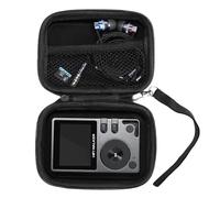 Etui pour Lecteur MP3 pour HiFi Walker H2 Hi-Res Audio Player, étui de Voyage Noir à Coque Dure Durable pour lecteurs MP3 MP4, iPod Shuffle, câble USB, écouteurs, Cartes mémoire, Disque U, clés