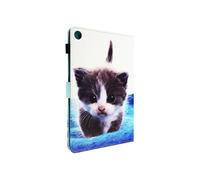 Étui pour Lenovo Tab M10 Gen 3, Portefeuille avec Clapet Magnétique, Chat