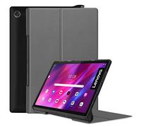 Étui pour Lenovo Yoga Tab 11 2021 YT-J706F 11,0 pouces Slim Tri-Fold Stand Smart Case, Multi-Viewing Angles Stand Hard Shell Folio Case Cover Auto Sleep/Wake(Szary)