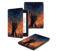 Étui pour Liseuse Kindle Paperwhite 11E Génération 6,8 Pouces 2021 / Paperwhite Signature Edition Cover avec Fonction Veille/Réveil Automatique Ciel Étoilé Bouledogue Français