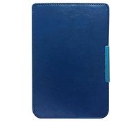 Étui pour liseuse Pocketbook 626 rétro léger en cuir PU avec mise en veille/réveil automatique pour Pocketbook Touch Lux2/3 Bleu foncé