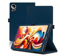 Étui pour Logicom Tab XL 14 14 Pouces, Logicom Tab XL 14 Coque Tablette, Housse de Protection avec Support Pliable, Porte-Crayon et Dragonne, Protection Totale. (Bleu)