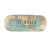 Etui pour lunettes style vintage - Design "Autour du Monde" | Sass & Belle