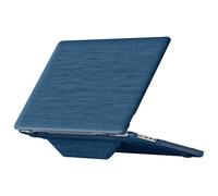 Étui pour MacBook Pro 16" en Tissu avec Support Magnétique Pliable Bleu