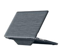 Étui pour MacBook Pro 16' en Tissu avec Support Magnétique Pliable Gris foncé