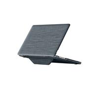 Étui pour MacBook Pro 16' en Tissu avec Support Magnétique Pliable Gris foncé