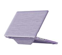 Étui pour MacBook Pro 16' en Tissu avec Support Magnétique Pliable Lavande
