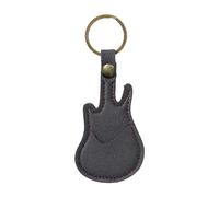 Étui pour médiators de guitare, porte-clés, organiseurs, pendentif, outil de rangement en cuir synthétique pour divers réglages musicaux, prise en main solide
