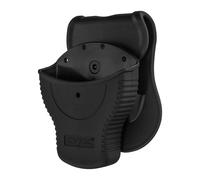 Étui pour menottes en polymère ouvert avec rabatteur Cytac