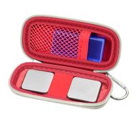 Étui pour moniteur cardiaque compatible avec AliveCor Kardia Mobile ECG/KardiaMobile 6L pour appareils Apple et Android - Coque uniquement (rouge)