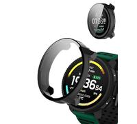 Étui pour montre intelligente SUUNTO Vertical 2, coque de protection en polycarbonate yystao plus rigide avec film de protection en verre 9H, couverture complète et uniforme, noir