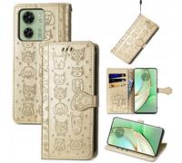 Étui Pour Moto Edge 40 En Cuir Antichoc Avec Sangle Courte
