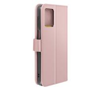 Etui pour Motorola Moto G54 Portefeuille Support Vidéo Rose Gold