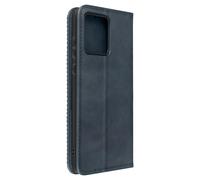 Coque et étui téléphone mobile Avizar Etui pour Motorola Moto G84 Clapet Portefeuille Motif Damier Bleu Nuit