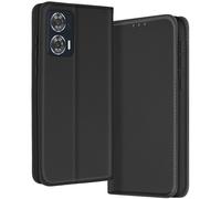 Étui pour Motorola Edge 50 Fusion Clapet Porte-carte et Support Noir