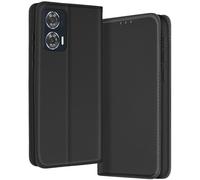 Étui pour Motorola Edge 50 Fusion Clapet Porte-carte et Support Noir