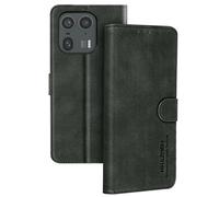 Étui pour Motorola Edge 50 Ultra Portefeuille Support Vidéo Vert Foncé