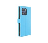Étui pour Motorola Edge 60 Fusion Portefeuille Languette Magnétique Bleu