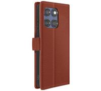 Etui pour Motorola Edge 60 Fusion Portefeuille Languette Magnétique Marron