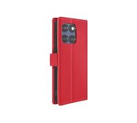 Etui pour Motorola Edge 60 Fusion Portefeuille Languette Magnétique Rouge