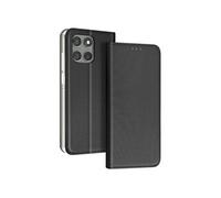 Étui pour Motorola Edge 60 Pro Texturé Strié avec Porte-cartes Noir