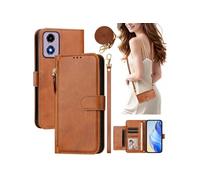 Etui pour Motorola MOTO E14 4G/G04S 4G éclair haut de gamme portefeuille multifonction avec fermeture magnétiquedragonne amovible et long