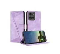 Etui pour Motorola MOTO G 5g 2025 Protection Flip Soft PU Le cuir couvercle en cuir compatible avec Motorola MOTO G 5g 2025-Violet