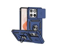 Etui pour Motorola Moto G Stylus 5G (2025) avec support de cycle rotatif, support de voiture magnétique et couvercle de caméra coulissante compatible