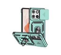 Etui pour Motorola Moto G Stylus 5G (2025) avec support de cycle rotatif, support de voiture magnétique et couvercle de caméra coulissante compatible