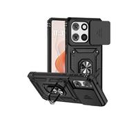 Etui pour Motorola Moto G Stylus 5G (2025) avec support de cycle rotatif, support de voiture magnétique et couvercle de caméra coulissante compatible