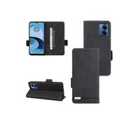 Etui Pour Motorola MOTO G14 Protection Complète Housse De Protection Coque En Cuir Folio Flip Insertion De Carte Avec Porte-cartes Kickstand - Noir