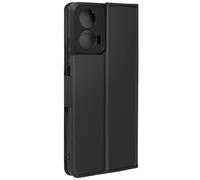 Étui pour Motorola Moto G24 et G04 - AVIZAR - Design Fin Noir - Coque Semi-rigide - Synthétique - Mixte