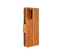 Etui pour Motorola Moto G24 G04 et G04s Portefeuille Support Dragonne Marron Clair