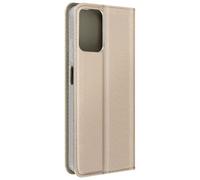 Étui pour Motorola Moto G34 5G Porte carte Support Vidéo Dorée