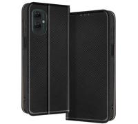 Étui pour Motorola Moto G55 Clapet Porte-carte et Support Vidéo Noir