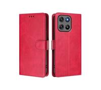 Etui pour Motorola Moto G57 Power RFID Blocking Premium Synthetic en cuir synthétique Case de portefeuille avec couverture de couverture de cartes