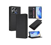 Etui pour Motorola Signature 5G fermeture magnétique, étui portefeuille fin en cuir avec protection RFID et emplacements pour cartes, compatible avec