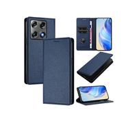 Etui pour Motorola Signature 5G fermeture magnétique, étui portefeuille fin en cuir avec protection RFID et emplacements pour cartes, compatible avec