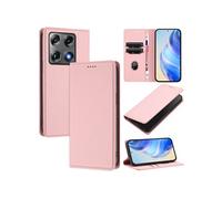 Etui pour Motorola Signature 5G fermeture magnétique, étui portefeuille fin en cuir avec protection RFID et emplacements pour cartes, compatible avec