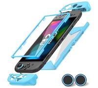 Étui pour Nintendo Switch 2, Switch 2, avec protection complète, absorption des chocs en TPU et résistance aux rayures, pour Switch 2, avec protection d'écran intégrée, bleu