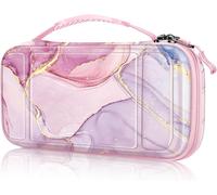 Etui pour Nintendo Switch Lite 2019-Pochette Portable Etui Rigide en EVA Housse Fermeture Zippée,Sacoche Matériau Durable Anti-Choc,Marbre Glorieux