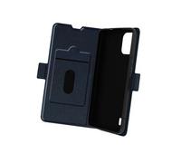 Etui pour Nokia C12 Clapet Porte-carte Support Vidéo Wallet Slim Bleu Nuit