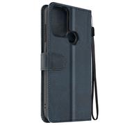 Etui pour Nokia C22 Dragonne Clapet Support Portefeuille Bleu nuit
